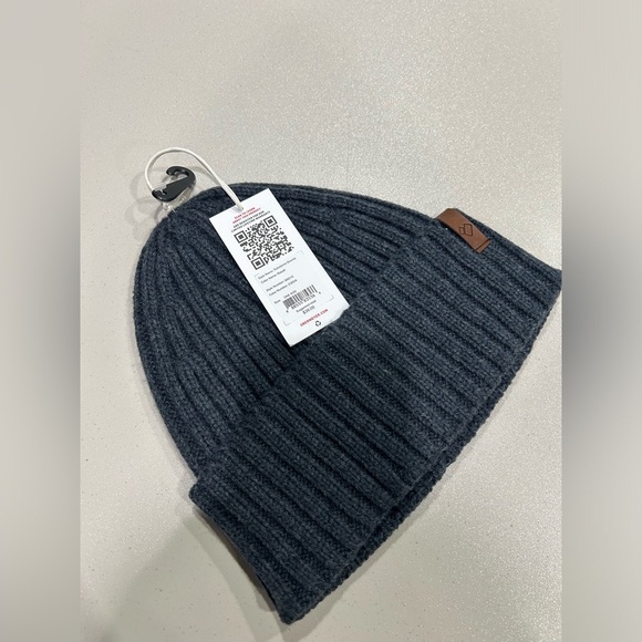 Obermeyer Women's Subalpine Beanie Hat Basalt Black NWT Cuff Knit Acrylic - Picture 1 of 8